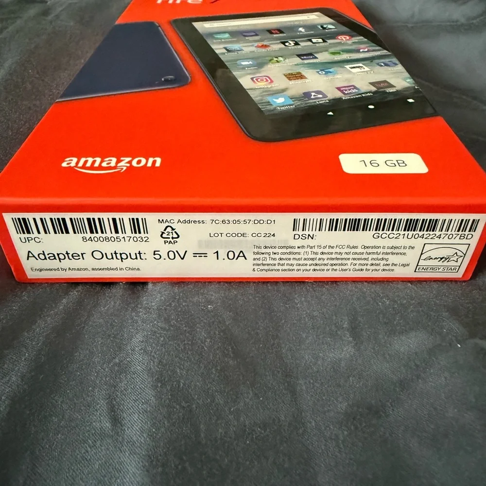 Amazon Fire 7 Tablet - Navy Blue